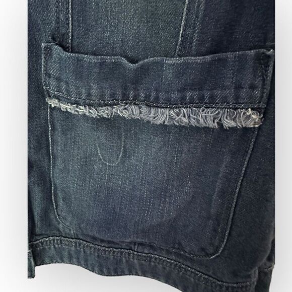 J Jill denim  Button-Down long sleeve Jean Jacket Size Small front pockets - Picture 3 of 7